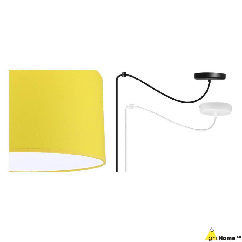 Klasyczna lampa wisząca z abażurem wielokolorowa Klasyczna lampa wisząca z abażurem wielokolorowa