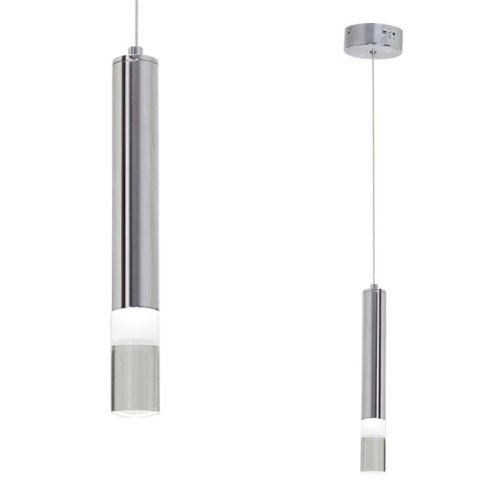 Lampy wiszące chrom
