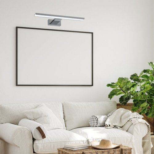 Lampa kinkiet nad lustro LED SHINE, kolor chrom, do łazienki, salonu i sypialni