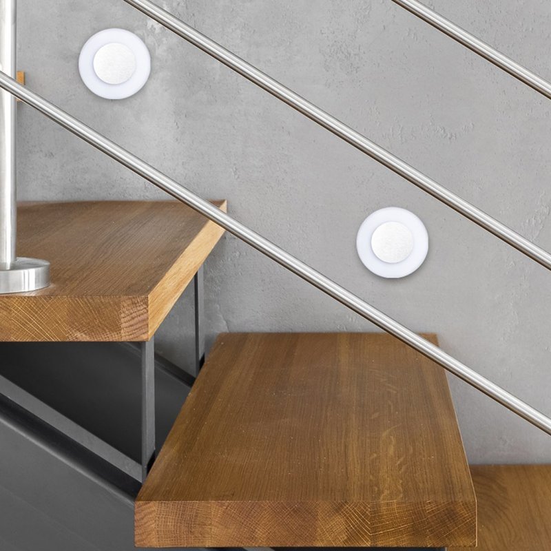 Lampa schodowa LED OTI, kolor biały, do korytarza, barwa zimna, moc 0,6W