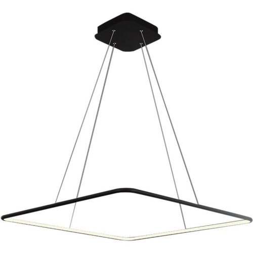 Lampa wisząca sufitowa żyrandol LED NIX, w kolorze czarnym, do jadalni i salonu