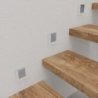 Oprawa schodowa LED CAPRI, kolor biały, w stylu nowoczesnym, moc 0,6W