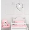 Lampa wisząca sufitowa serce AMORE, w kolorze szarym, loft, do sypialni, pokoju