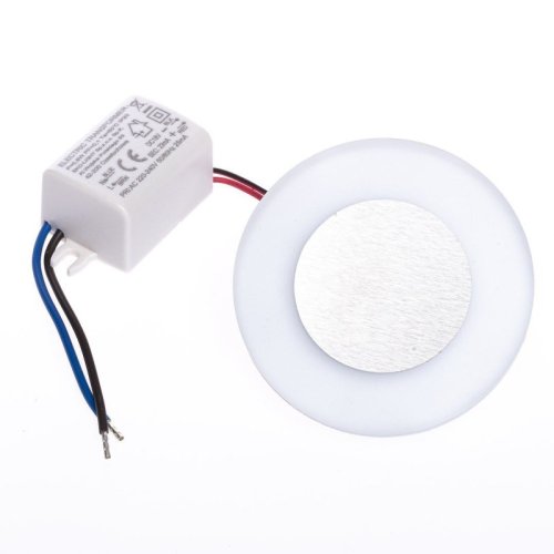 Lampa schodowa LED OTI, kolor biały, do korytarza, barwa ciepła, moc 0,6W