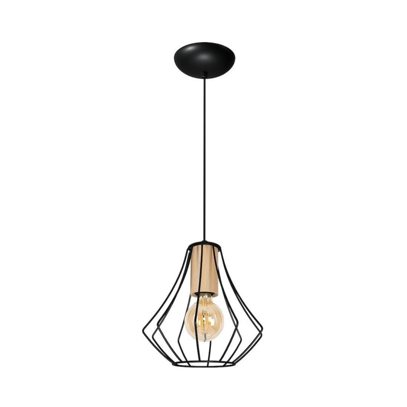 Lampa wisząca sufitowa żyrandol WILL, czarny, do salonu