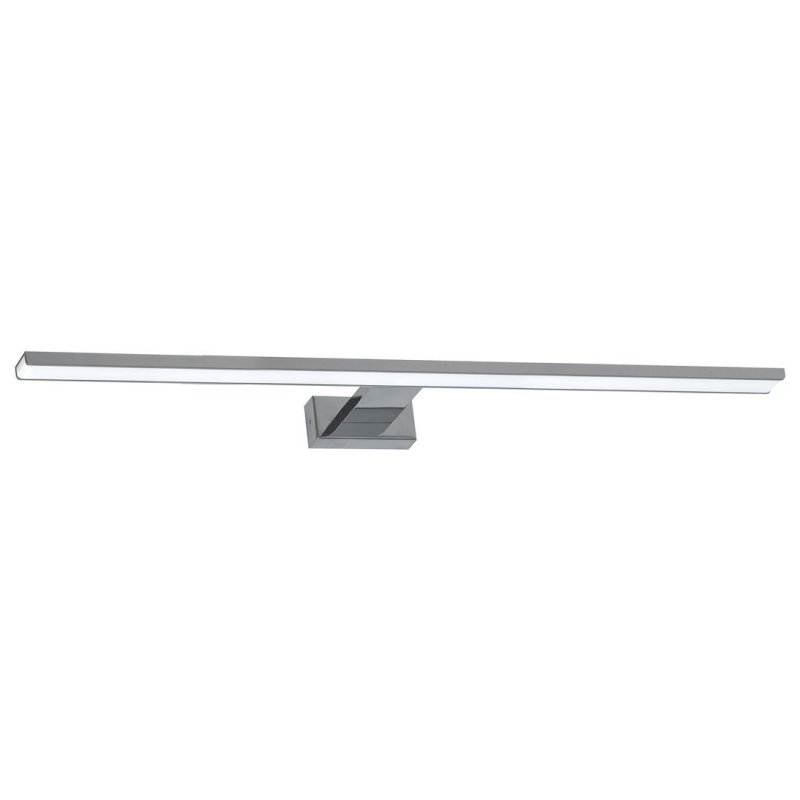 Kinkiet LED lampa ścienna nad lustro SHINE, srebrny chrom, 80cm, do łazienki