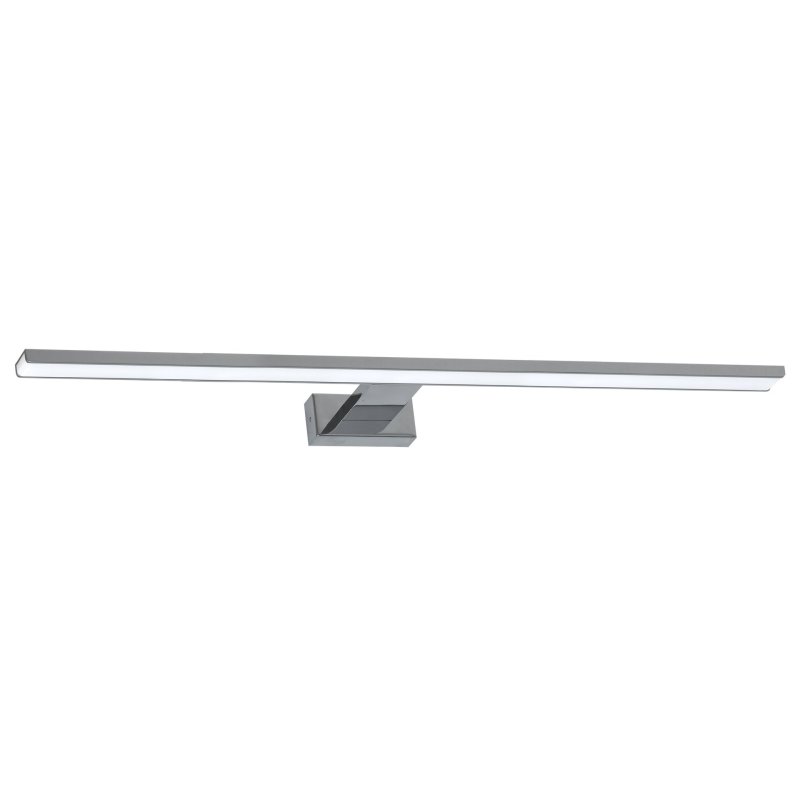 Kinkiet LED lampa ścienna nad lustro SHINE, srebrny chrom, 80cm, do łazienki