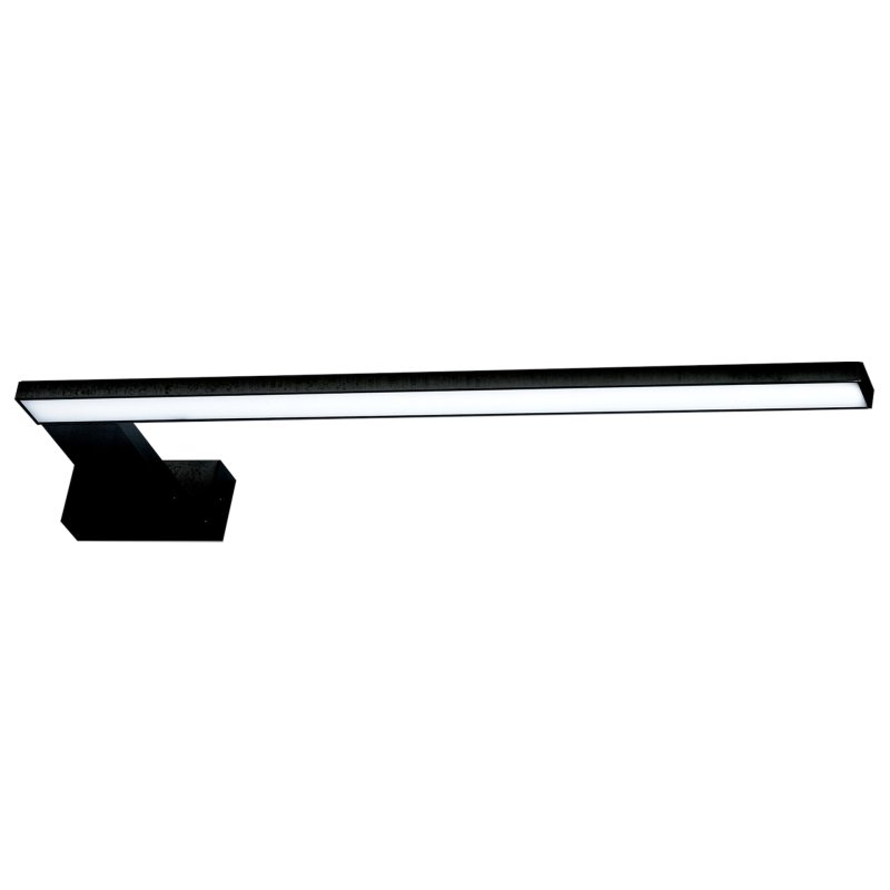 Kinkiet LED lampa ścienna nad lustro SHINE, czarny, 45cm do łazienki, przedpokoju