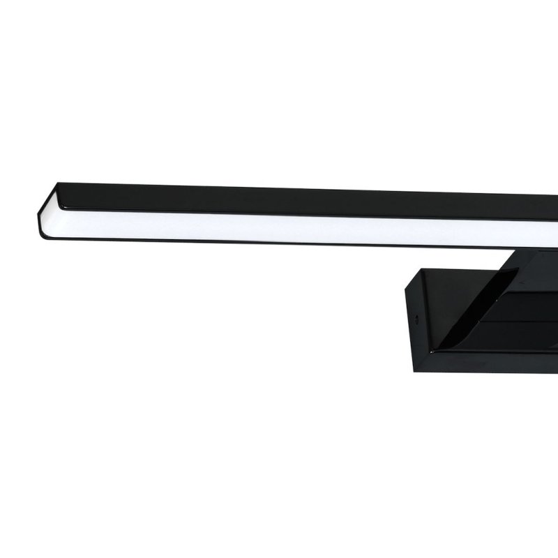 Kinkiet LED lampa ścienna nad lustro SHINE, czarny, 60cm do łazienki, przedpokoju