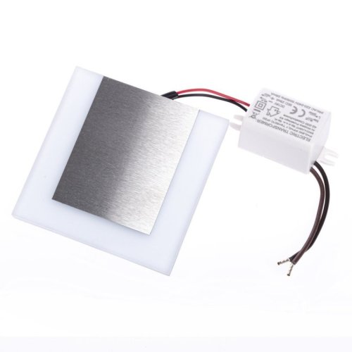 Oprawa schodowa LED CAPRI, kolor biały, w stylu nowoczesnym, moc 0,6W