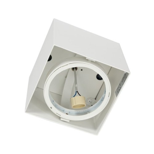 Lampa oprawa podtynkowa sufitowa LED PLAZA, w kolorze białym, 1xGU10