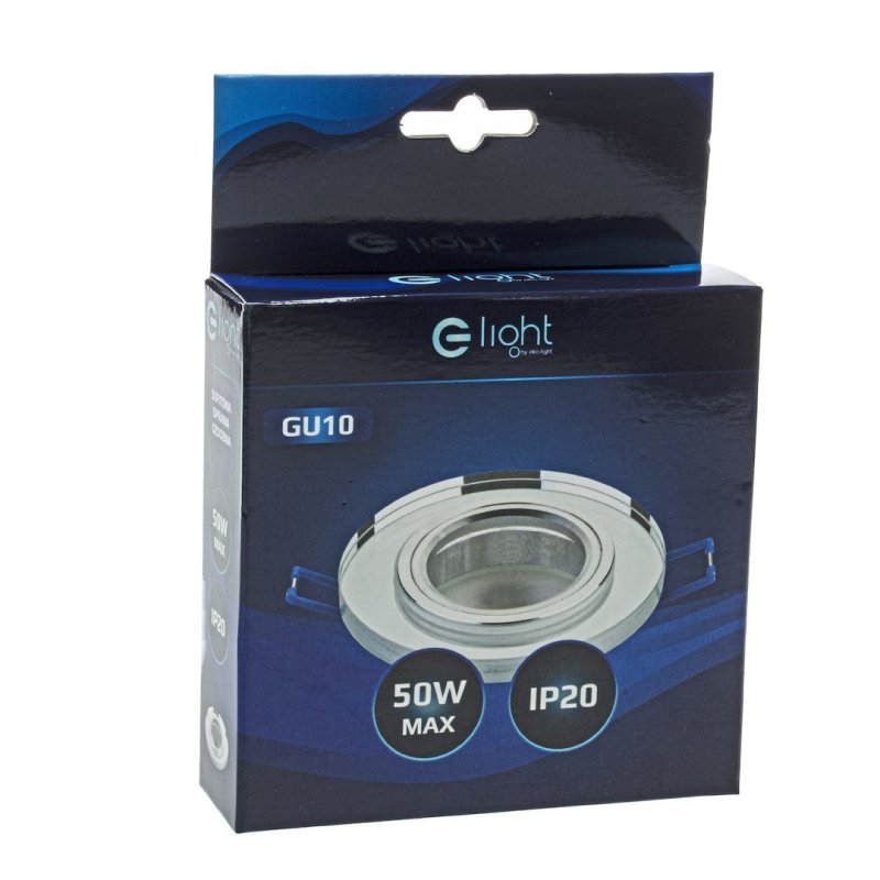 Oczko sufitowe LED, kolor chrom, stopień ochrony IP20