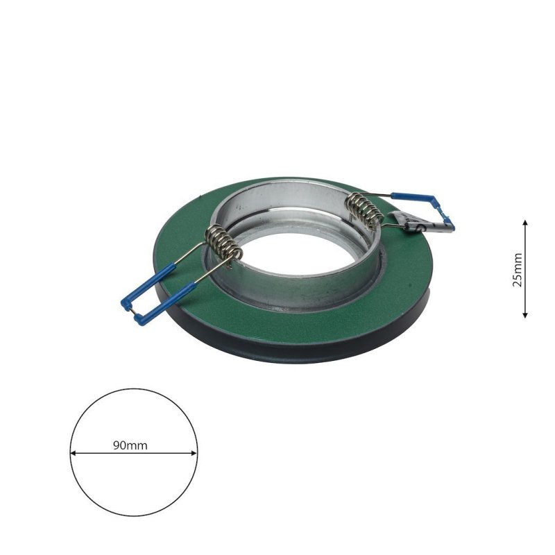 Oczko sufitowe LED, kolor chrom, stopień ochrony IP20