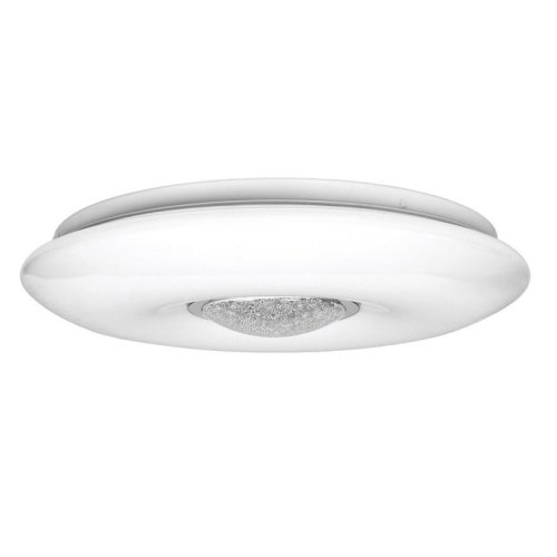 Plafon lampa LED z pilotem VELA, ściemnialna, biała, styl nowoczesny, 24W, 40cm