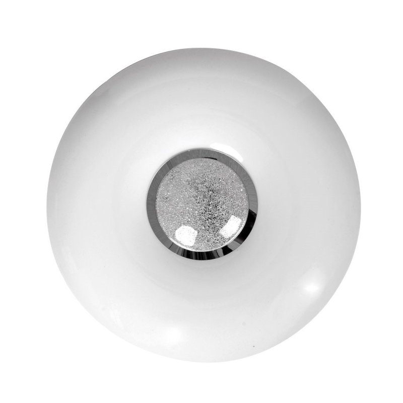Plafon lampa LED z pilotem VELA, ściemnialna, biała, styl nowoczesny, 24W, 40cm