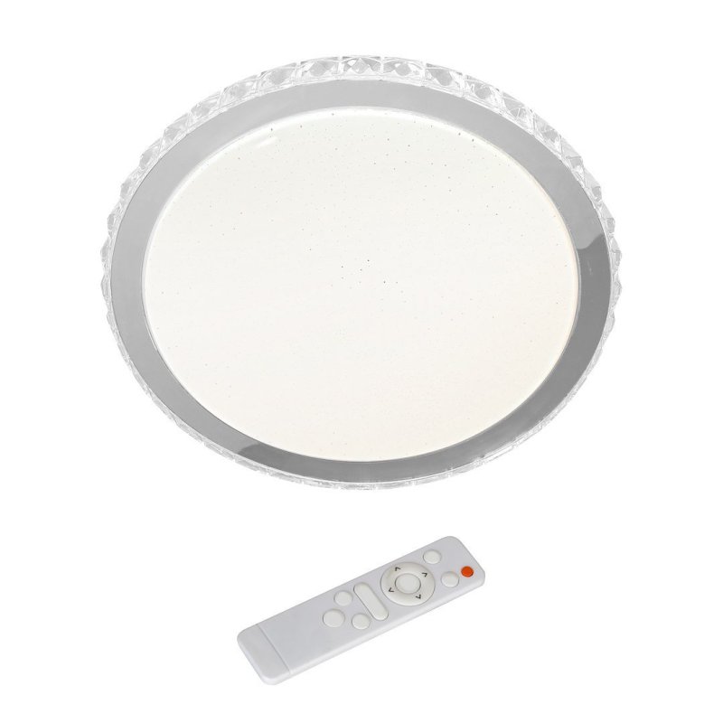 Lampa LED plafon sufitowy z pilotem LAYLA, biały, nowoczesny, ściemnialny
