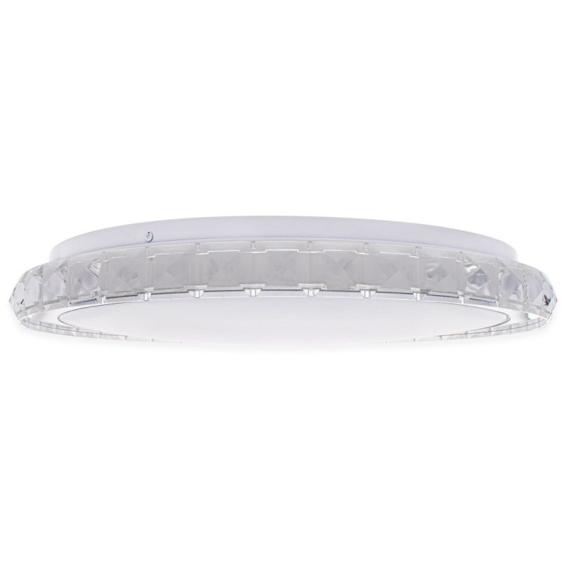 Lampa LED plafon sufitowy z pilotem LAYLA, biały, nowoczesny, ściemnialny