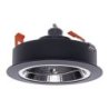 Lampa podtynkowa sufitowa oprawa wpuszczana LED REDONDO, czarna, GU10