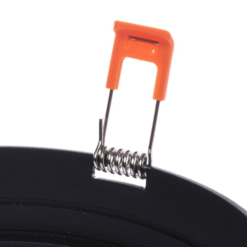Lampa podtynkowa sufitowa oprawa wpuszczana LED REDONDO, czarna, GU10