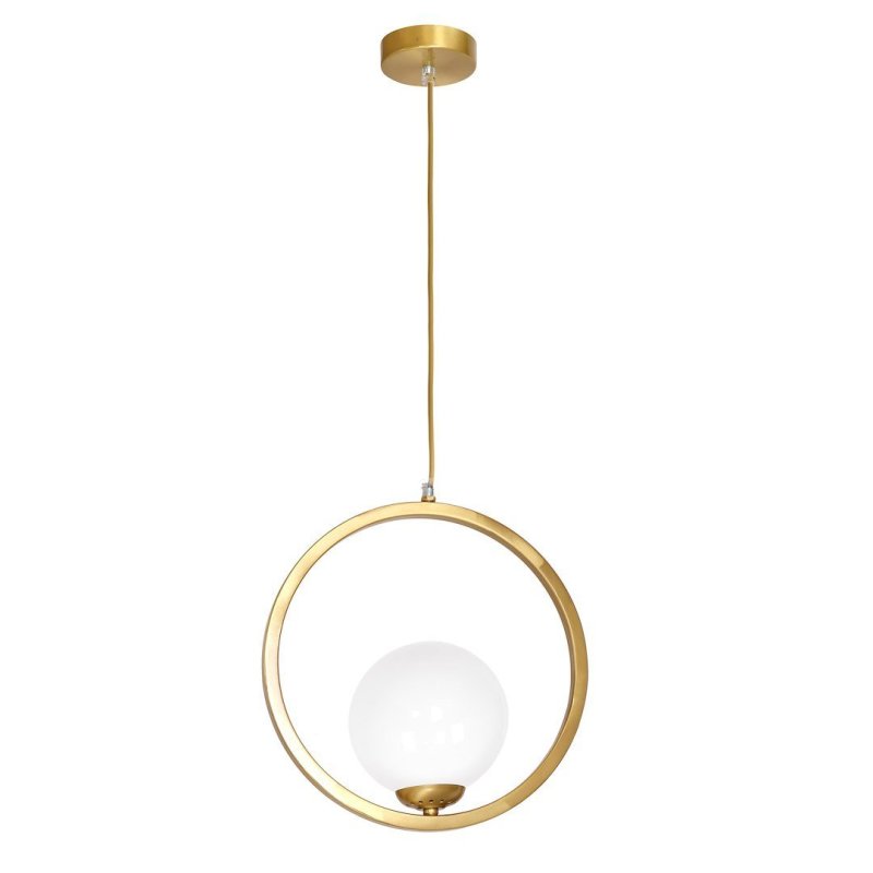 Lampa wisząca sufitowa żyrandol VIENNA, mosiądz, do jadalni, pojedyncza