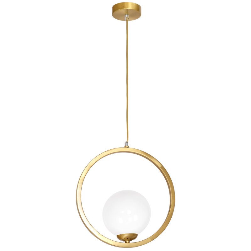 Lampa wisząca sufitowa żyrandol VIENNA, mosiądz, do jadalni, pojedyncza