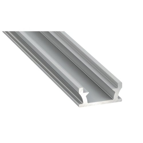 Profil aluminiowy do taśm LED srebrny typ t 1m + klosz mleczny