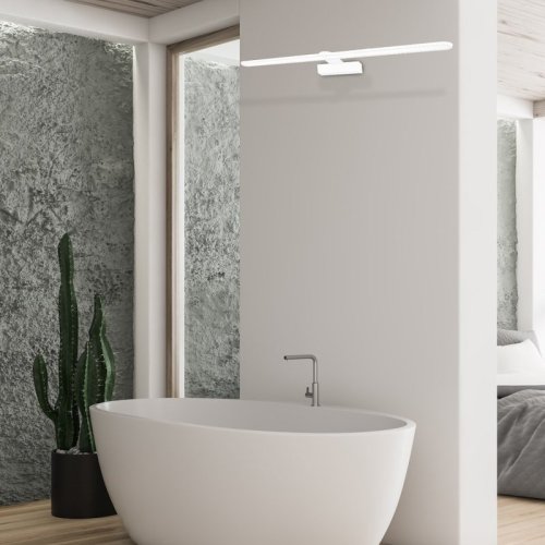 Kinkiet lampa ścienna LED SPLASH, w kolorze białym, do salonu i sypialni