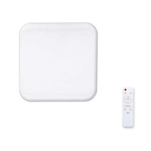 Lampa LED plafon z pilotem PALERMO, biały, styl nowoczesny, moc 72W, ściemnialny