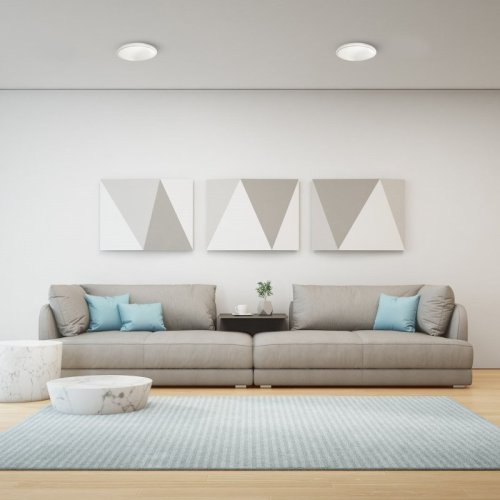 Lampa LED plafon sufitowy PEPE, w kolorze białym, styl nowoczesny, moc 10W