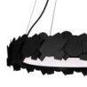 Lampa wisząca sufitowa żyrandol LED SOHO, czarny, do jadalni i salonu