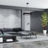 Lampa wisząca sufitowa żyrandol LED SOHO, czarny, do jadalni i salonu