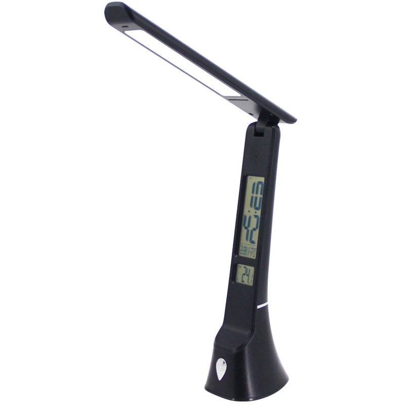 Lampa biurkowa LED TORI, w kolorze czarnym, wysokość 30 cm, moc 5W