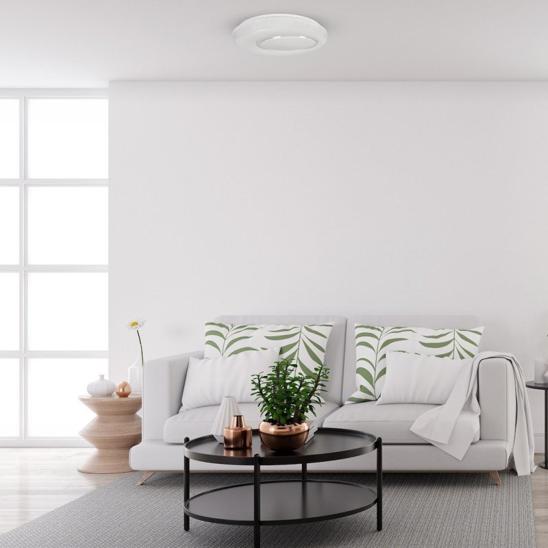 Lampa LED plafon sufitowy BONO, w kolorze białym, styl nowoczesny, moc 52W