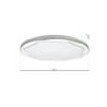 Lampa LED plafon sufitowy OPTIMA, w kolorze białym, styl nowoczesny, moc 52W