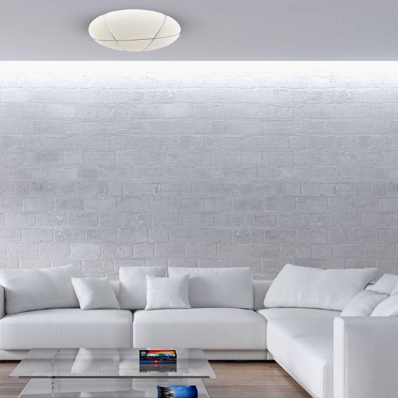 Lampa LED plafon sufitowy BOB, biały, styl nowoczesny, moc 40W