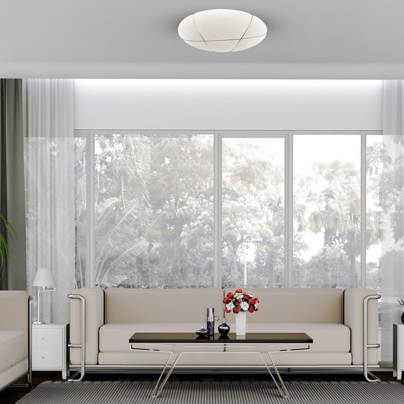 Lampa LED plafon sufitowy BOB, biały, styl nowoczesny, moc 40W