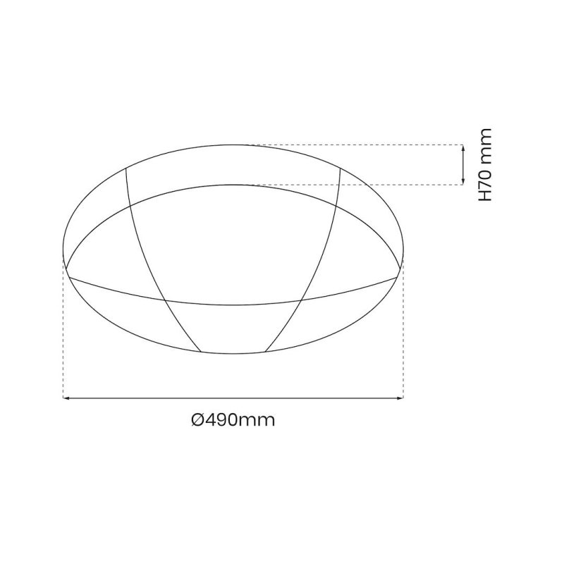 Lampa LED plafon sufitowy BOB, biały, styl nowoczesny, moc 40W