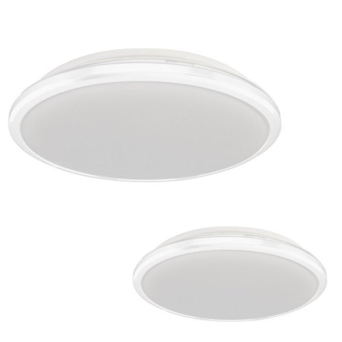 Lampa LED plafon sufitowy TERMA, w kolorze białym, styl nowoczesny, moc 18W