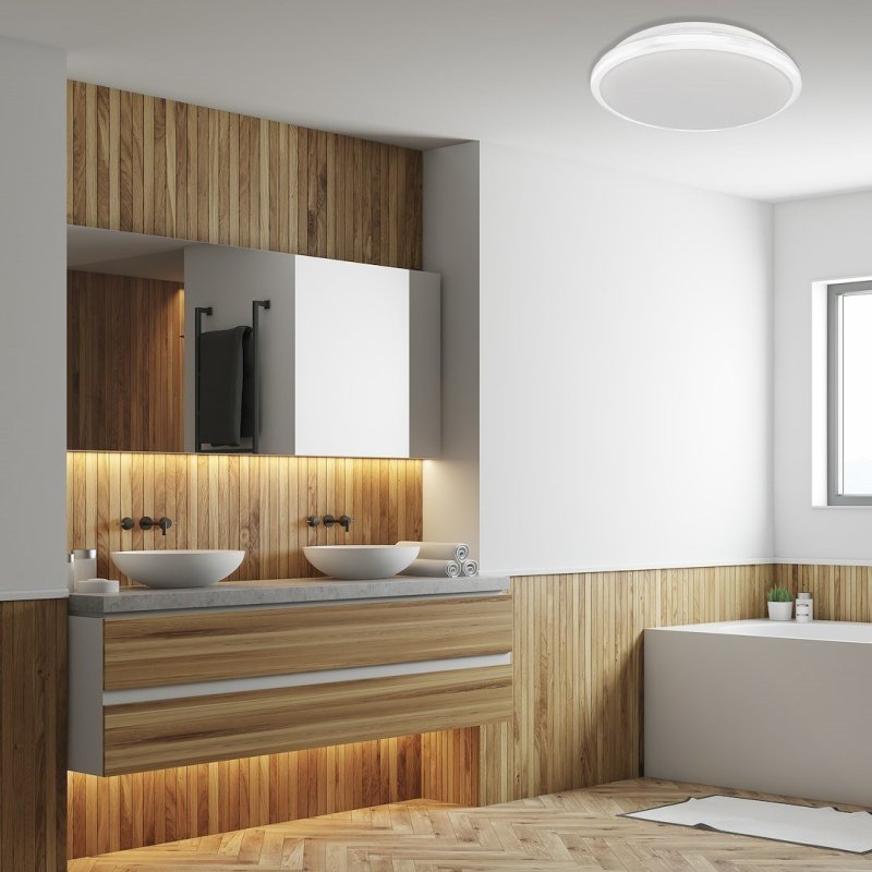 Lampa LED plafon sufitowy TERMA, biały, styl nowoczesny, moc 24W