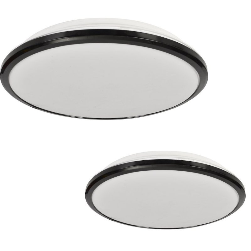 Lampa LED plafon sufitowy TERMA, w kolorze czarnym, styl nowoczesny, moc 24W