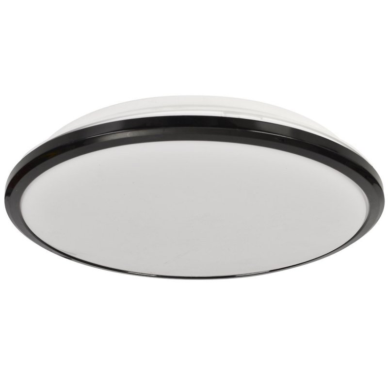 Lampa LED plafon sufitowy TERMA, w kolorze czarnym, styl nowoczesny, moc 24W