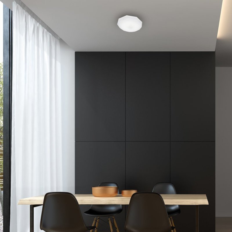 Lampa LED plafon sufitowy HEX, w kolorze białym, styl nowoczesny, moc 12W