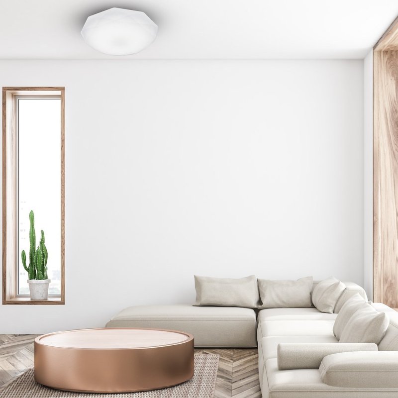 Lampa LED plafon sufitowy HEX, w kolorze białym, styl nowoczesny, moc 24W