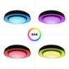 Lampa LED RGB plafon sufitowy NAOMI SMART, czarny, styl nowoczesny, moc 24W