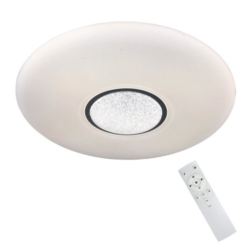 Lampa LED RGB plafon sufitowy VELA, biały, 24W, 24cm, nowoczesny