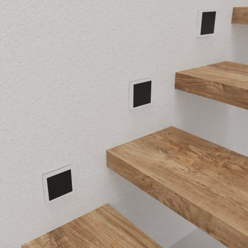 Oprawa schodowa LED EVO, kolor czarny, w stylu loft, moc 0,6W