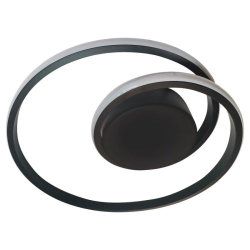 Lampa sufitowa plafon LED FANTASY, w kolorze czarnym, nowoczesna, do salonu