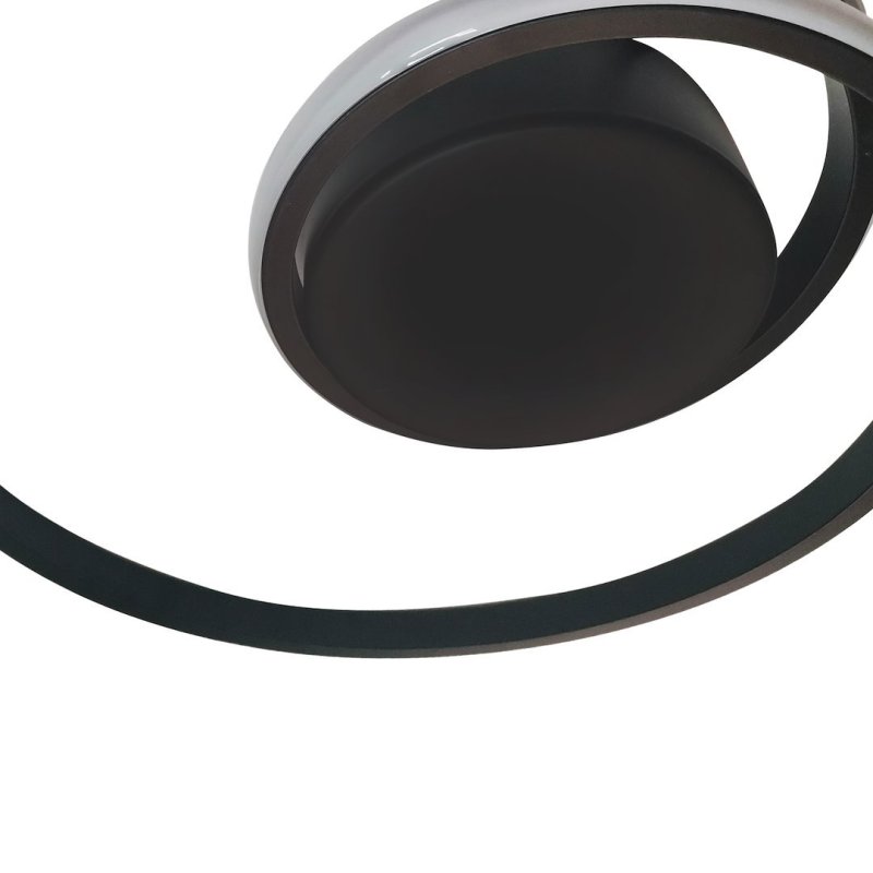 Lampa sufitowa plafon LED FANTASY, w kolorze czarnym, nowoczesna, do salonu