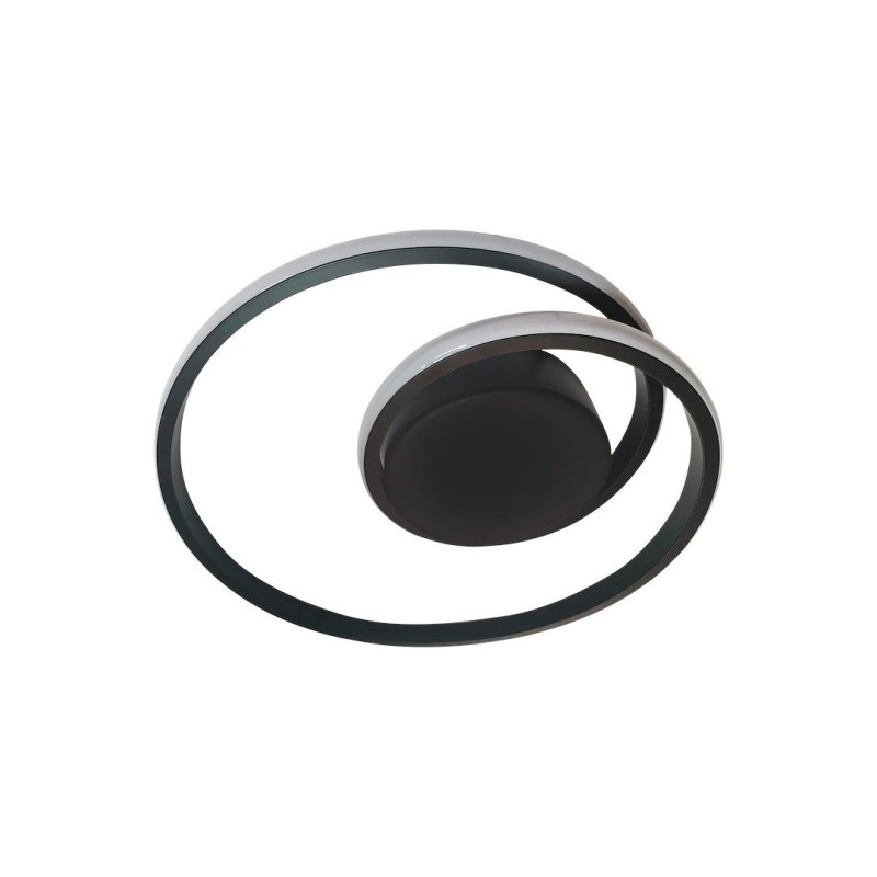 Lampa sufitowa plafon LED FANTASY, w kolorze czarnym, nowoczesna, do salonu