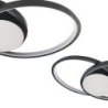 Lampa sufitowa plafon LED FOCUS, czarny, nowoczesna, do salonu
